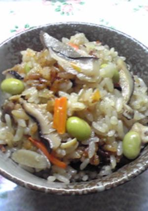 枝豆の炊き込みご飯-レシピのメイン写真