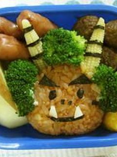 節分♪赤鬼弁当!!-レシピのメイン写真
