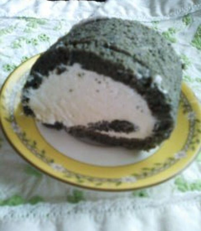 竹炭☆ロールケーキ-レシピのメイン写真