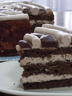 生チョコonでチョコレートケーキ❤-レシピのメイン写真