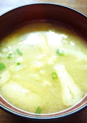 大根とお揚げのお味噌汁(▰˘◡˘▰)-レシピのメイン写真