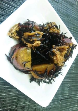 ひじきとさつまいもの煮物-レシピのメイン写真