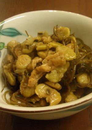 切り昆布とうち豆の煮物-レシピのメイン写真