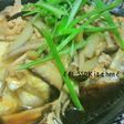 挽肉とたっぷりキノコの揚げ出し豆腐