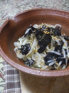 海苔もやし-レシピのメイン写真