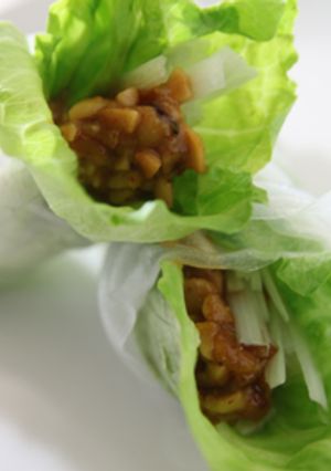 納豆味噌で作る韓国風生春巻き-レシピのメイン写真
