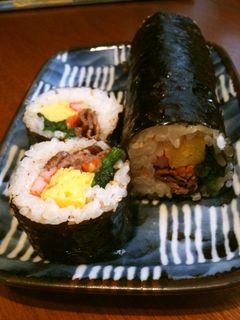 韓国風の巻き寿司キンパ☆恵方巻きにも簡単-レシピのメイン写真