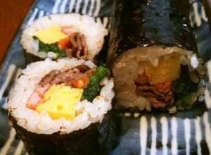 韓国風の巻き寿司キンパ☆恵方巻きにも簡単-レシピのメイン写真