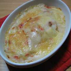 A picture of じゃが鮭グラタン.
