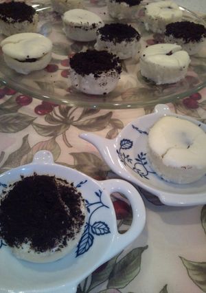 *生チョコ入りひとくちチーズケーキ*-レシピのメイン写真