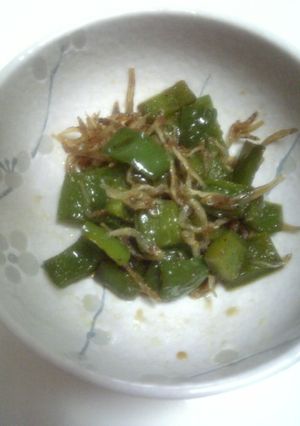 ピーマンとじゃこの醤油炒め-レシピのメイン写真