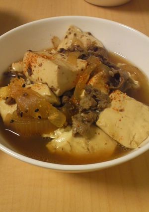 簡単☆和風肉豆腐-レシピのメイン写真