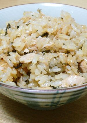 塩昆布とツナの炊き込みご飯-レシピのメイン写真