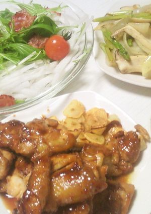 簡単！鶏もも肉ステーキマスタード風味-レシピのメイン写真