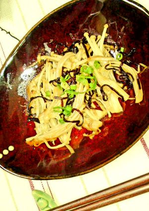 塩昆布蒸しえのき-レシピのメイン写真