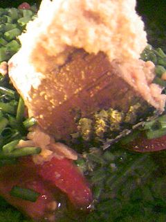 鯖缶とトマトと葱のめんつゆポン酢生姜和え-レシピのメイン写真