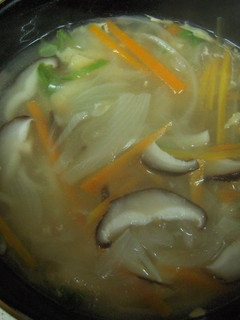 簡単スープでうどん-レシピのメイン写真