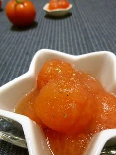 カロリー控えめの トマト寒天ジュレ -レシピのメイン写真