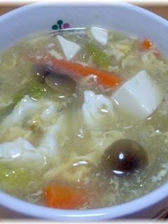 あったか♪お豆腐スープ♪-レシピのメイン写真