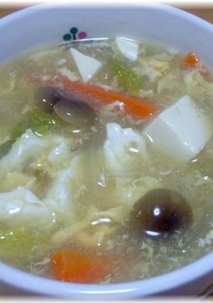 あったか♪お豆腐スープ♪-レシピのメイン写真