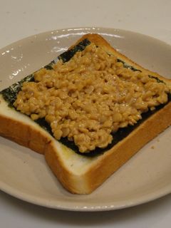 簡単☆納豆トースト-レシピのメイン写真