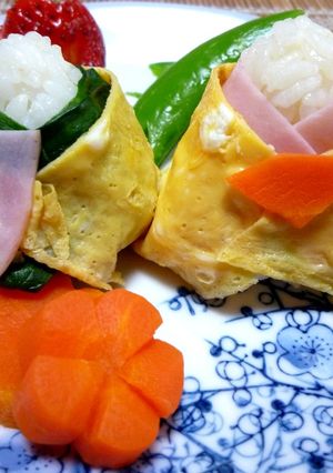 ひなにぎり*ひな祭りに-レシピのメイン写真
