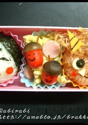 【キャラ弁　節分　ふくちゃん】-レシピのメイン写真