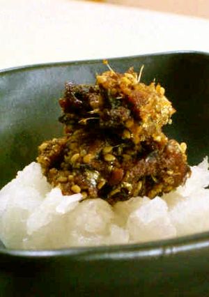 いわしの佃煮　おろし添え-レシピのメイン写真