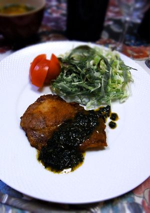 青じそパセリソースのポークステーキ♪-レシピのメイン写真