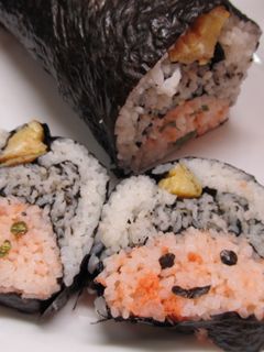 今日は節分!鬼さん巻き寿司-レシピのメイン写真