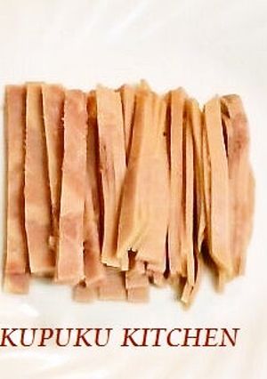 ハムの切り方☆冷やし中華などに-レシピのメイン写真