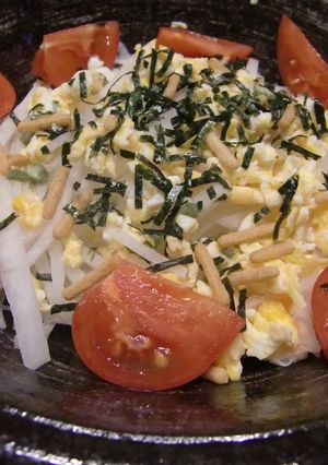 簡単♪お茶漬けの素で大根サラダ-レシピのメイン写真