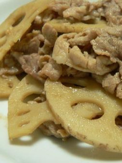 ご飯がすすむ!豚肉と蓮根の炒め物-レシピのメイン写真
