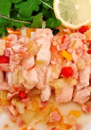 シリコンスチーマーで作る鶏むね肉の蒸し焼-レシピのメイン写真