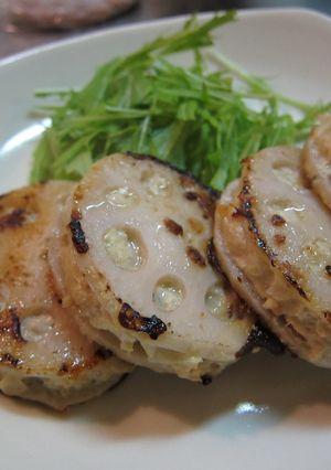 れんこんのはさみ焼き-レシピのメイン写真