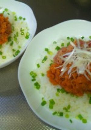カフェ風サーモンのネギトロ丼-レシピのメイン写真