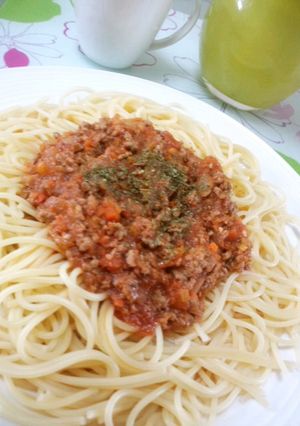 激旨ッ＊濃厚ミートソーススパゲティ-レシピのメイン写真