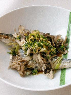 中華風さんまの蒸し物-レシピのメイン写真