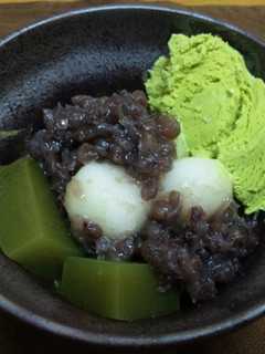 パルスイートで抹茶寒天あんみつ-レシピのメイン写真