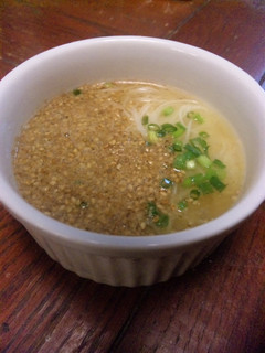 ごまたっぷりにゅうめんみそ汁-レシピのメイン写真