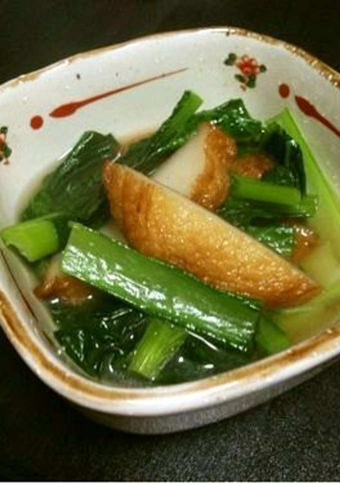 節約料理☆小松菜とさつま揚げ煮-レシピのメイン写真