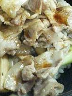 豚焼き丼-レシピのメイン写真