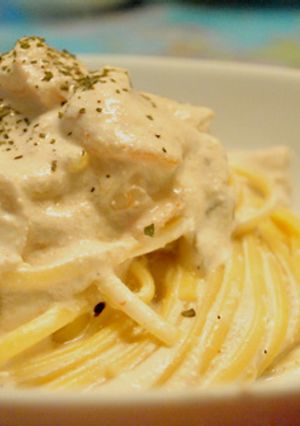 海老ときのこと明太子のクリームパスタ-レシピのメイン写真
