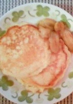 カッテージチーズでふわふわパンケーキ-レシピのメイン写真
