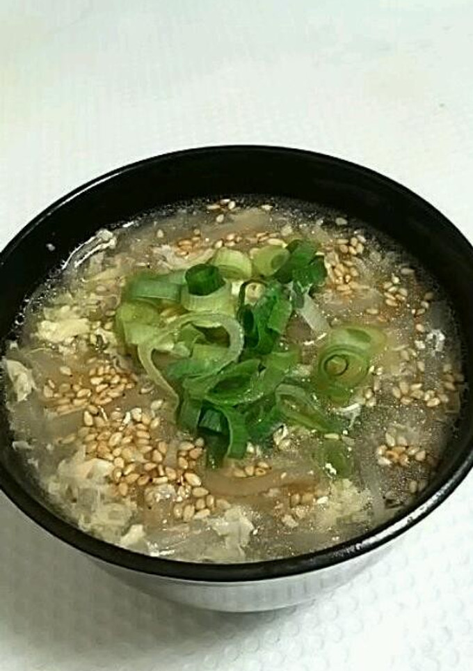簡単☆もやしと卵の中華スープ-レシピのメイン写真