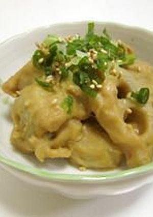 里芋と蓮根のゴマ味噌煮-レシピのメイン写真