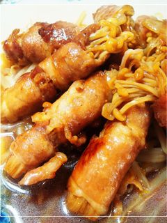 えのき豚肉巻き&もやし-レシピのメイン写真