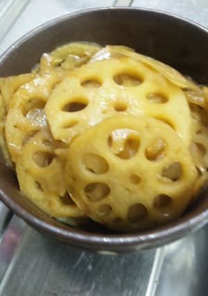 れんこんのピリ辛煮-レシピのメイン写真