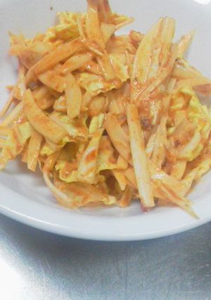 お弁当に【白菜のおかかコチュマヨサラダ】-レシピのメイン写真