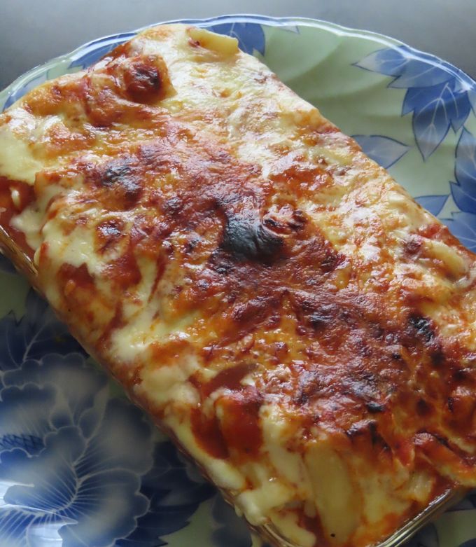 海老とリガトーニのグラザーニャエミリア風 by 火水流整体術院